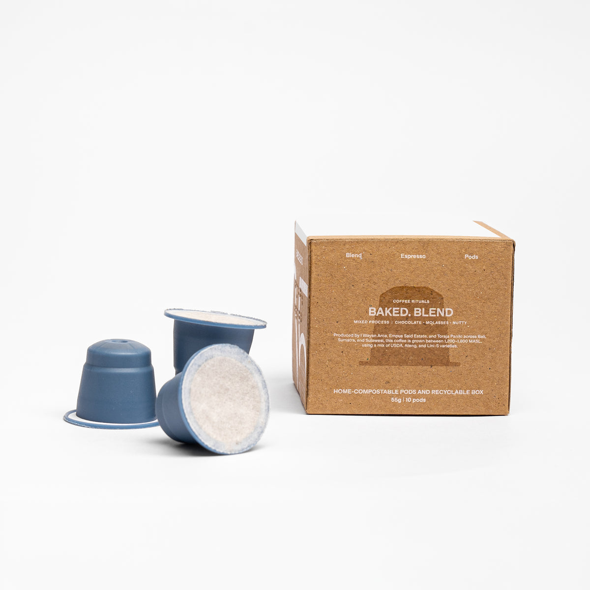BAKED. COFFEE PODS/CAPSULES (10 IN PACK)