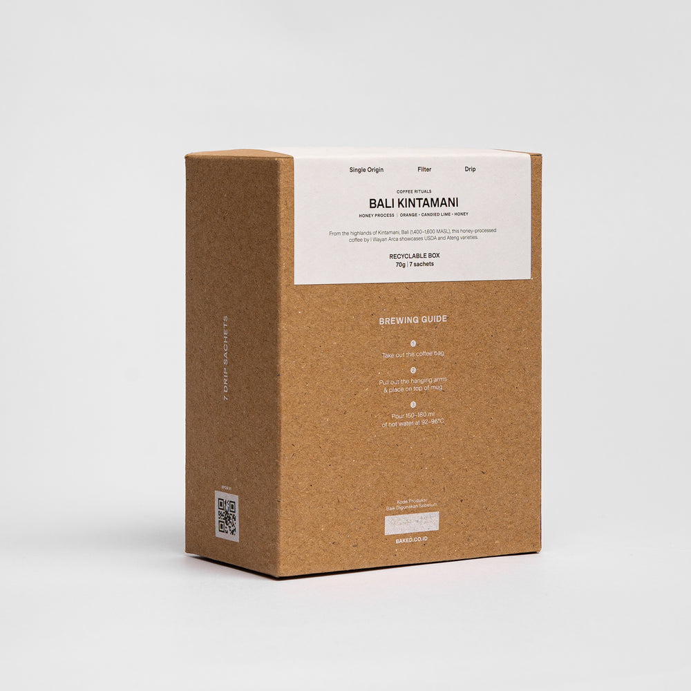 Baked. Bali Kintamani Drip Coffee (7 In Pack)