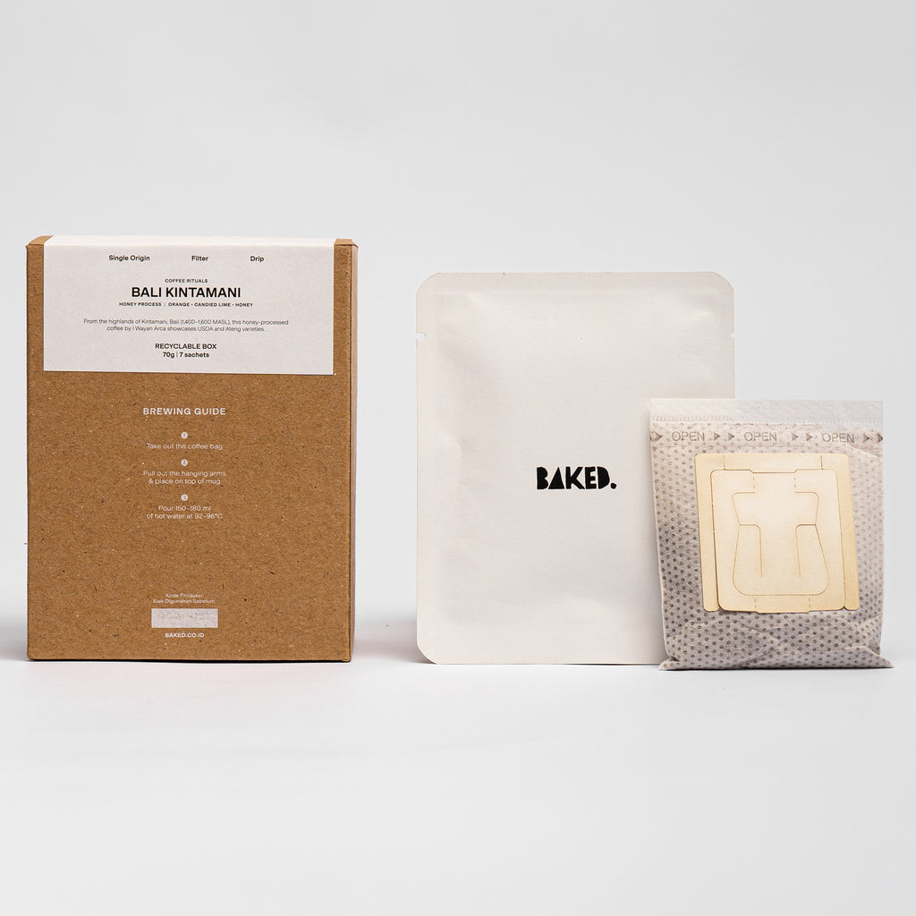 Baked. Bali Kintamani Drip Coffee (7 In Pack)