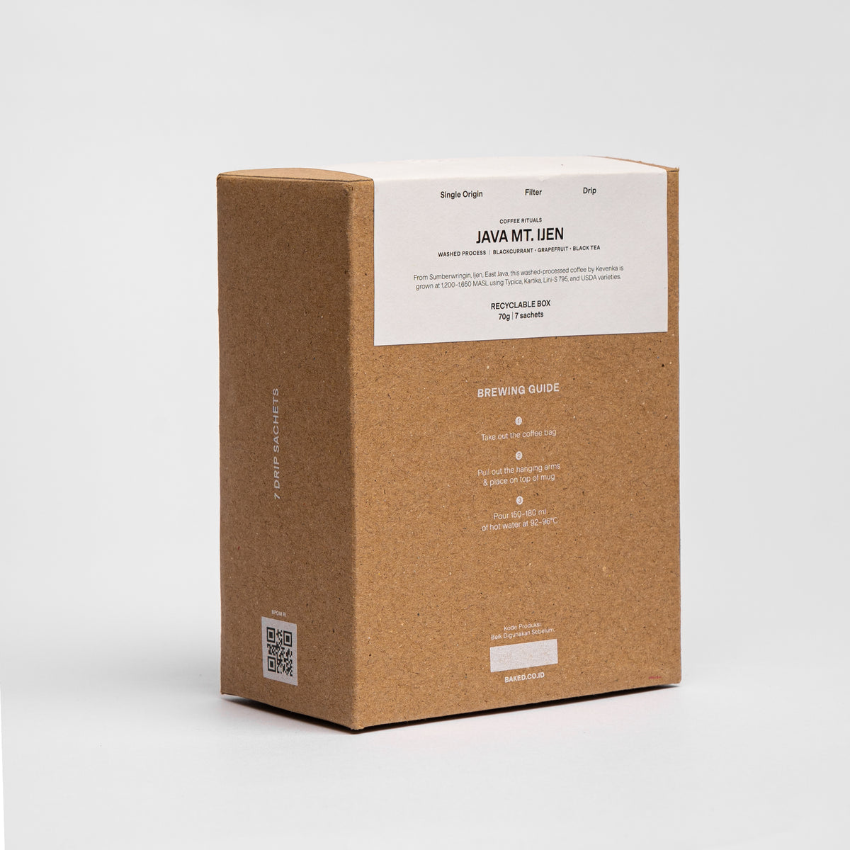 Baked. Java Mt. Ijen Drip Coffee (7 In Pack)