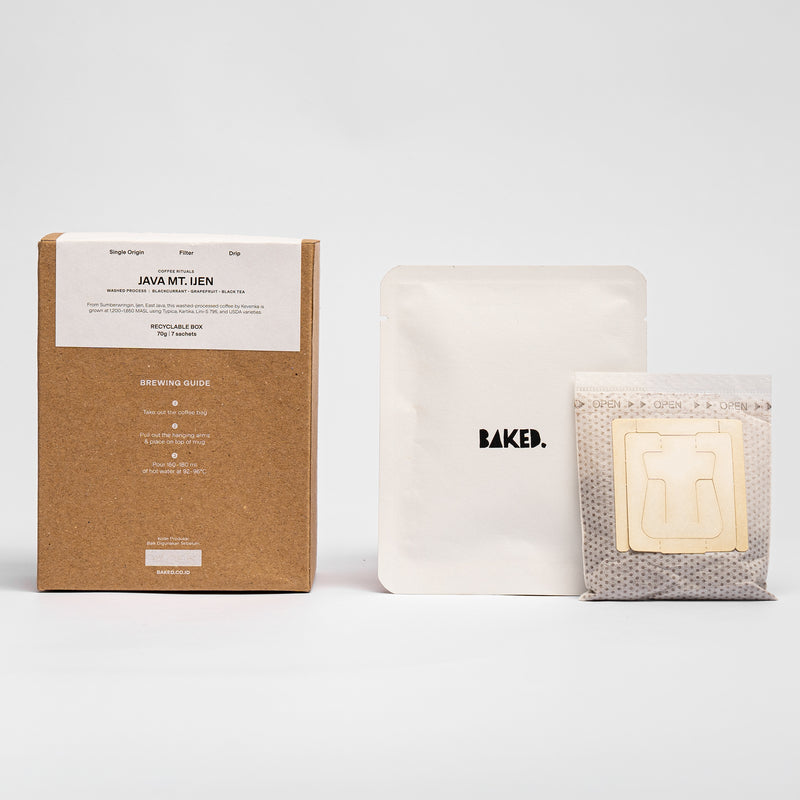 Baked. Java Mt. Ijen Drip Coffee (7 In Pack)