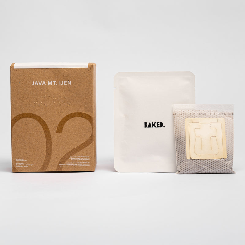 Baked. Java Mt. Ijen Drip Coffee (3 In Pack)