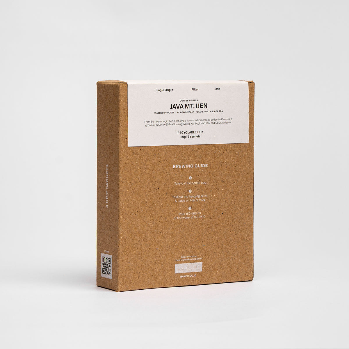 Baked. Java Mt. Ijen Drip Coffee (3 In Pack)