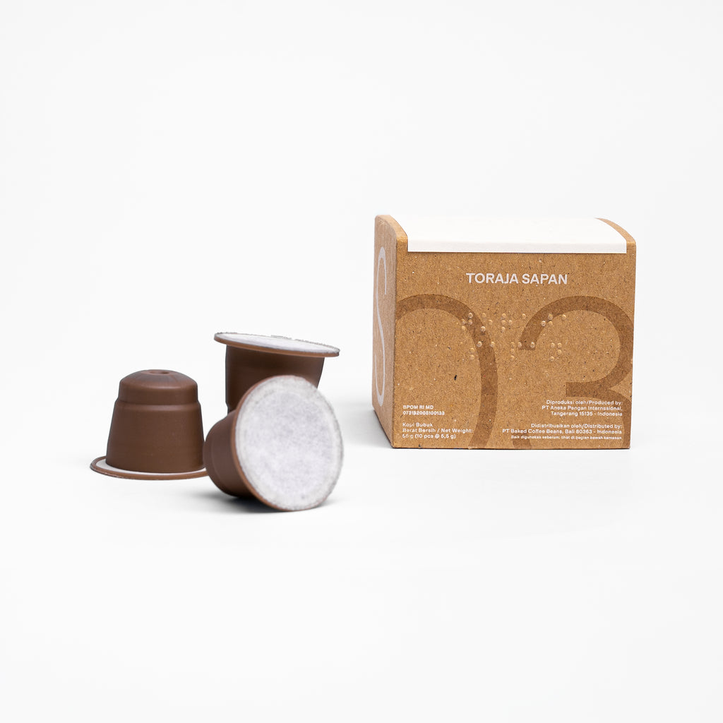 BAKED. COFFEE PODS/CAPSULES (10 IN PACK)