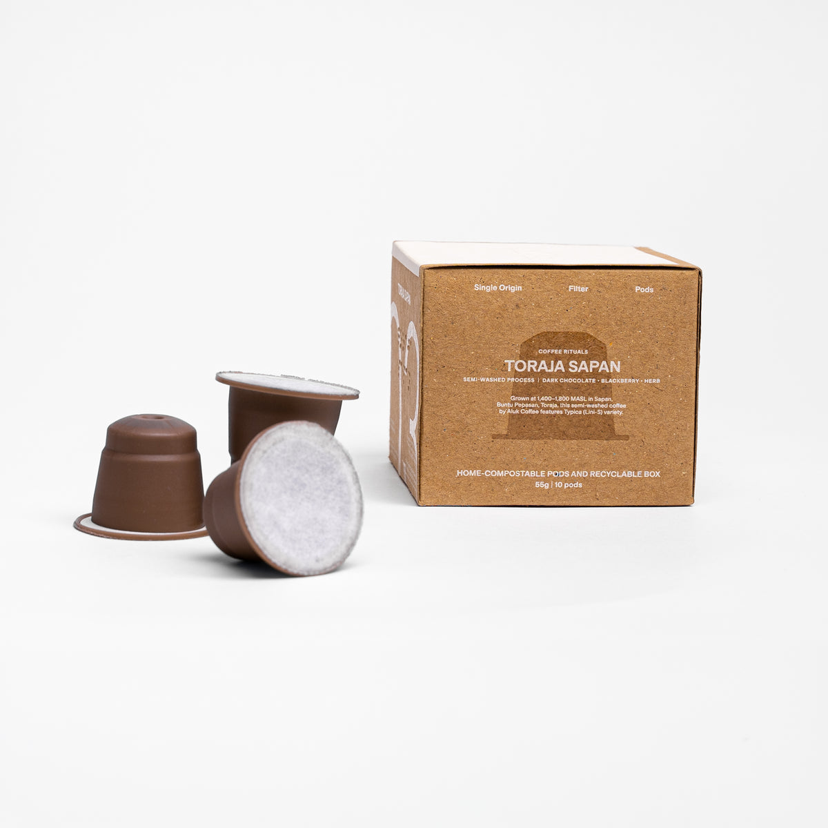 BAKED. COFFEE PODS/CAPSULES (10 IN PACK)