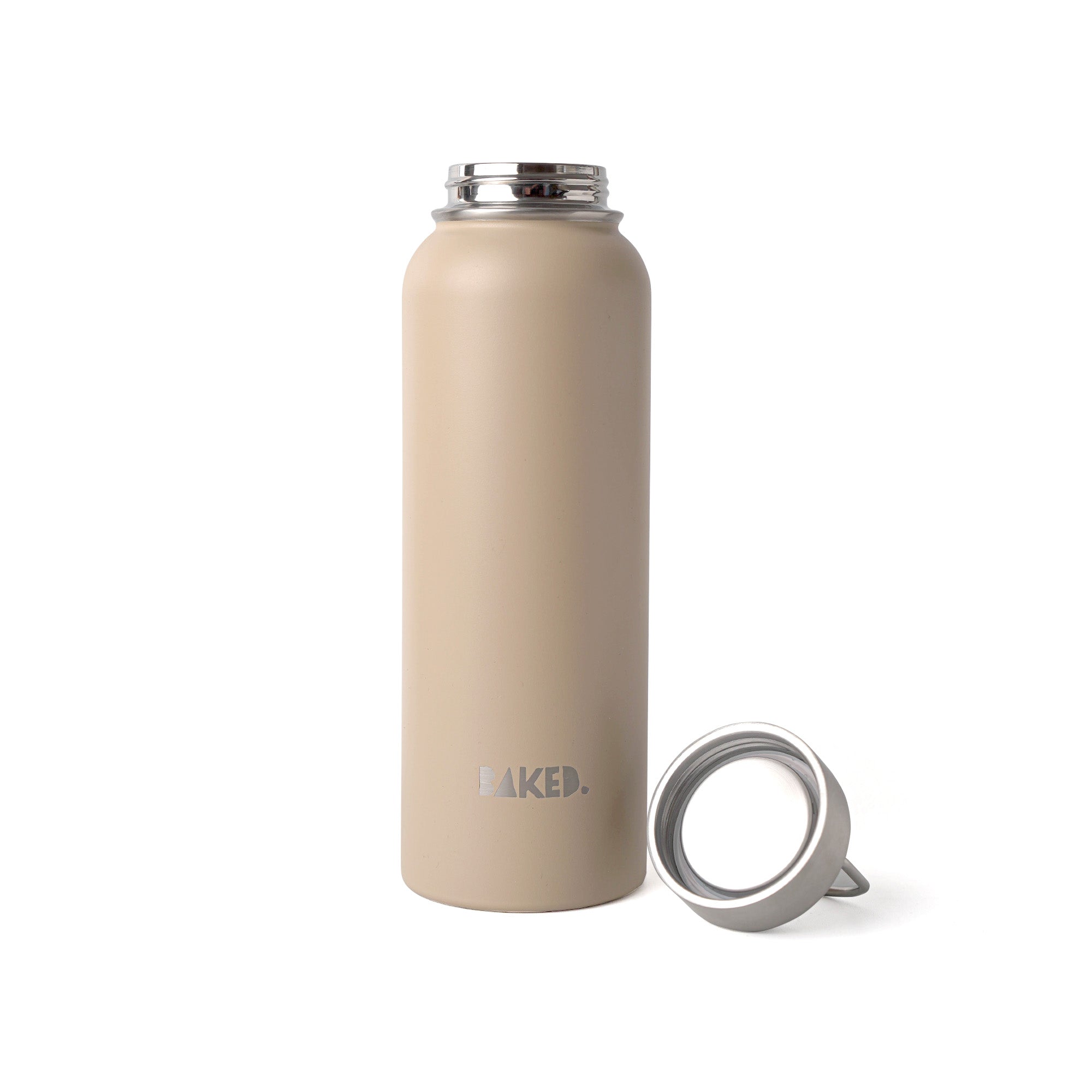Baked Brown Stainless Water Tumbler 1200ml