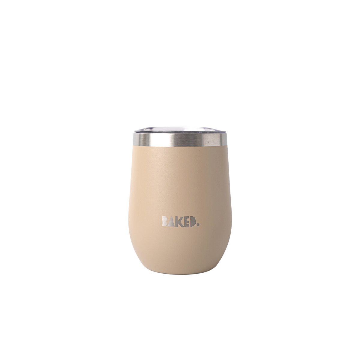 Baked Brown Stainless Mug 350ml