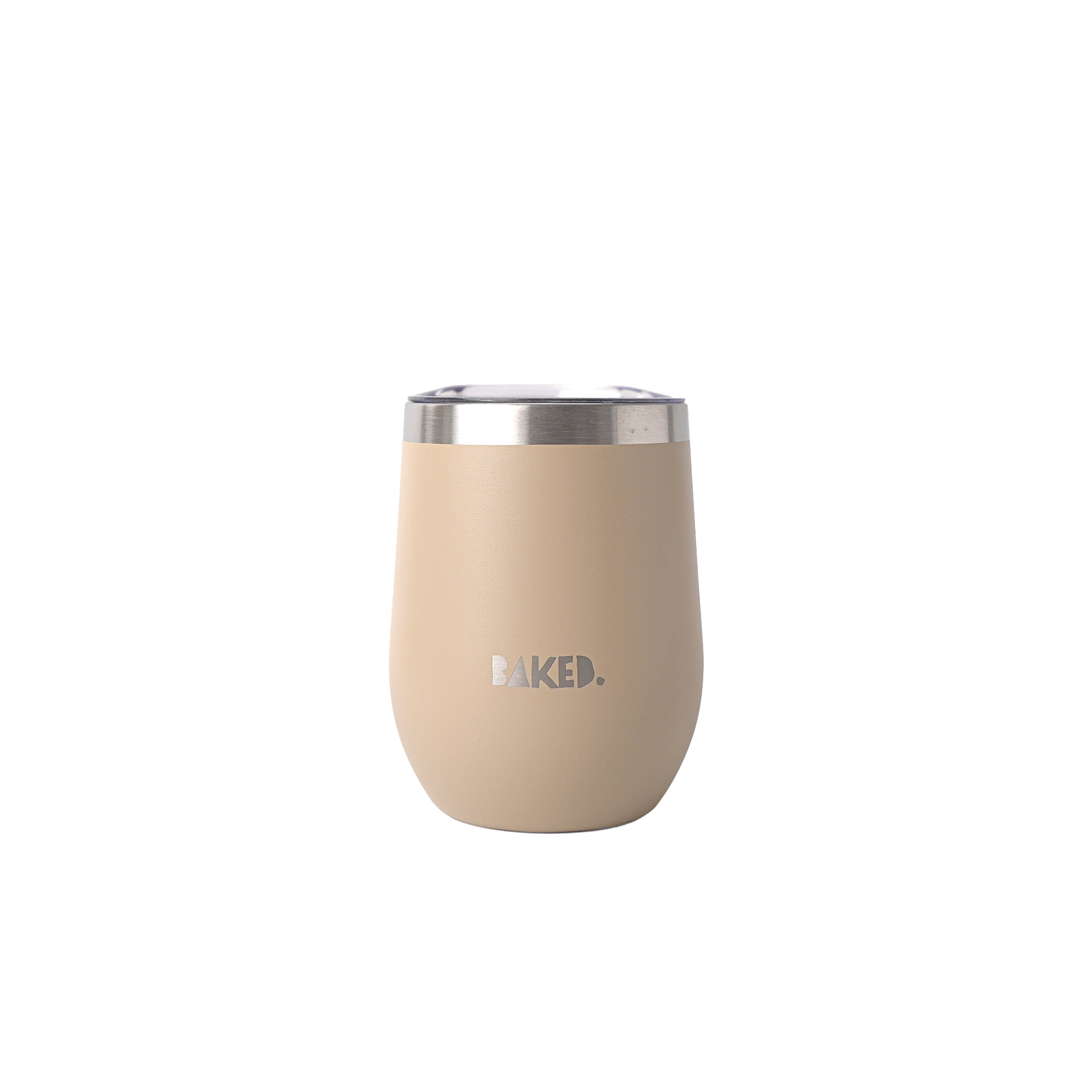 Baked Brown Stainless Mug 350ml