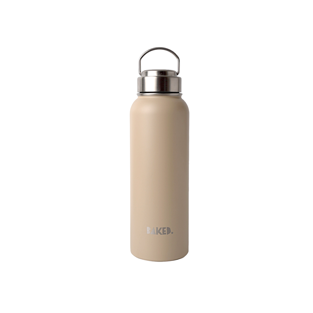 Baked Brown Stainless Water Tumbler 1200ml