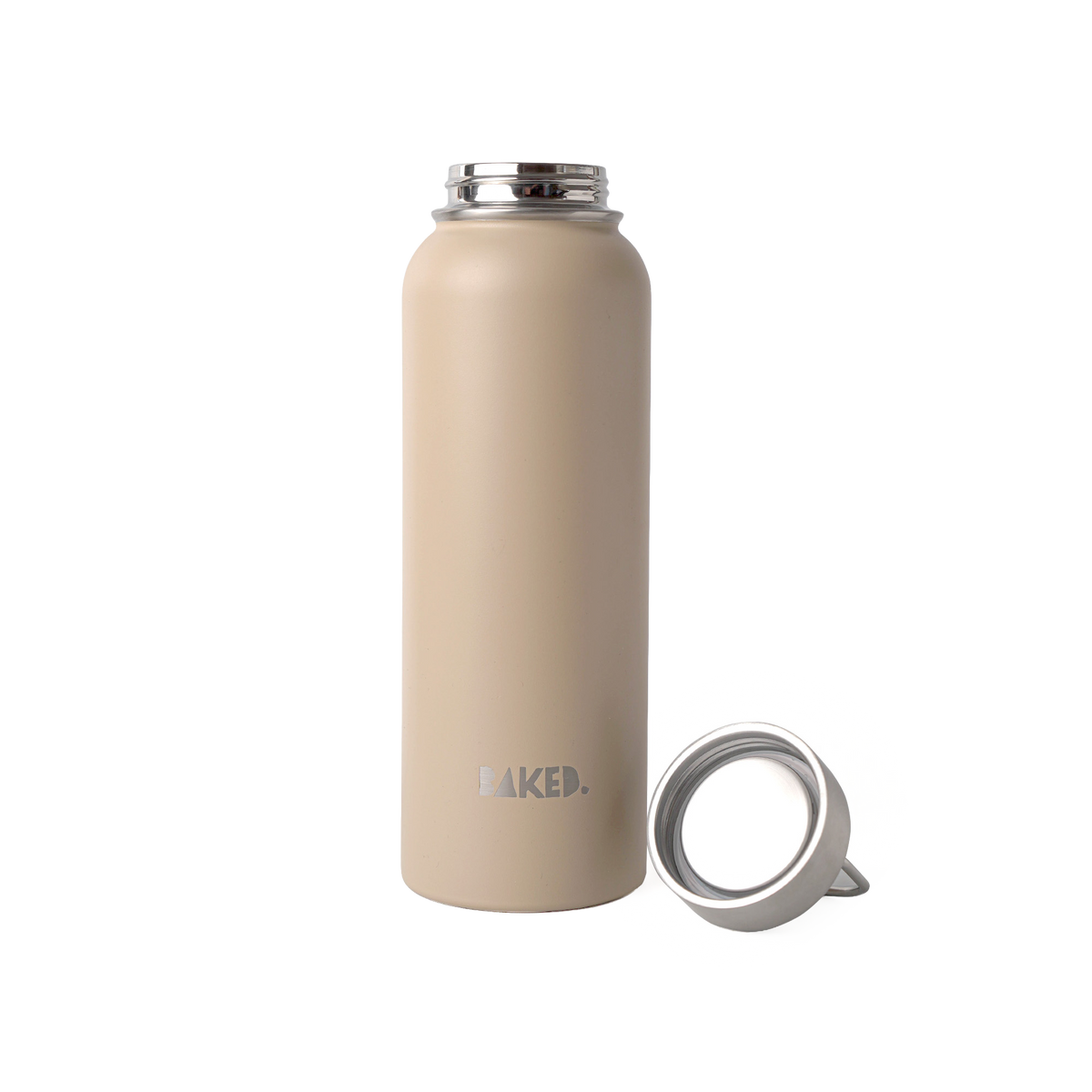 Baked Brown Stainless Water Tumbler 1200ml