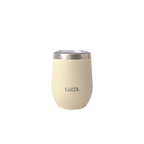 Baked White Stainless Mug 350ml