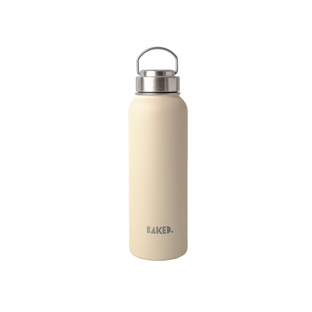 Baked White Stainless Water Tumbler 1200ml