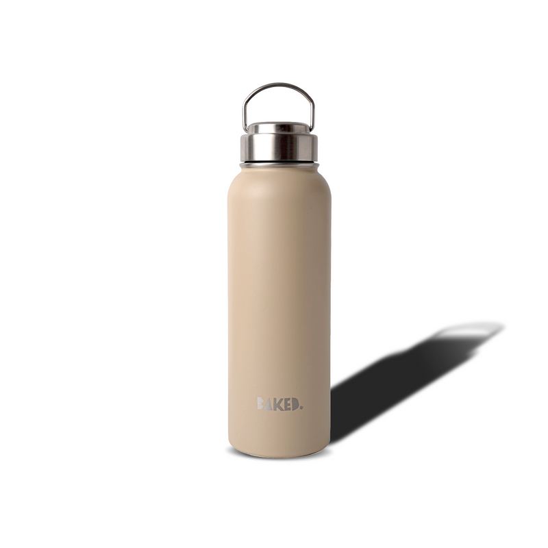 Baked Brown Stainless Water Tumbler 1200ml