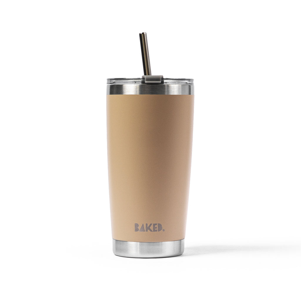 Baked. Dual Sip Tumbler