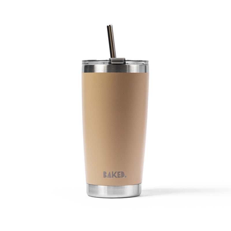 Baked. Dual Sip Tumbler