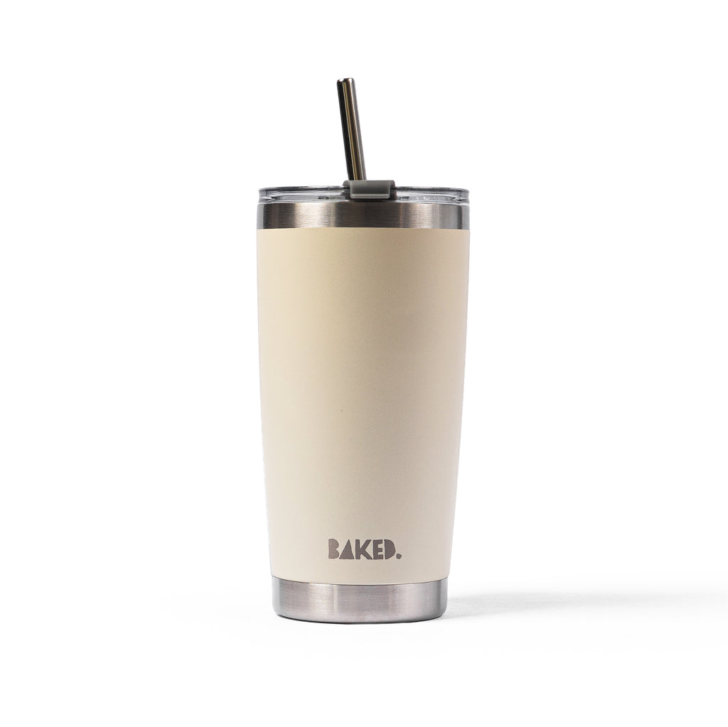 Baked. Dual Sip Tumbler