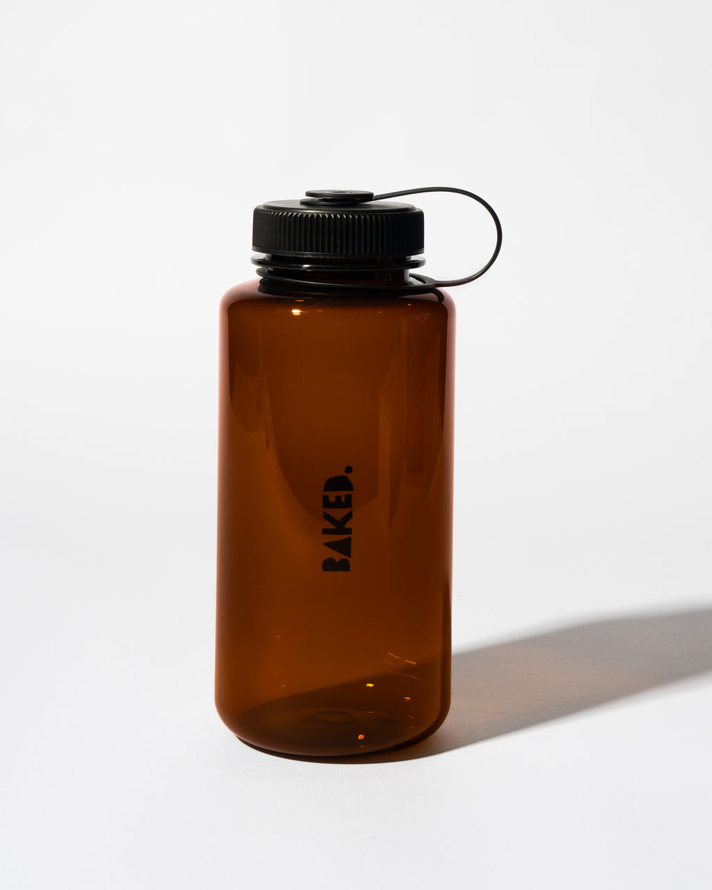 BAKED. Water bottle 1000 ml amber and clear