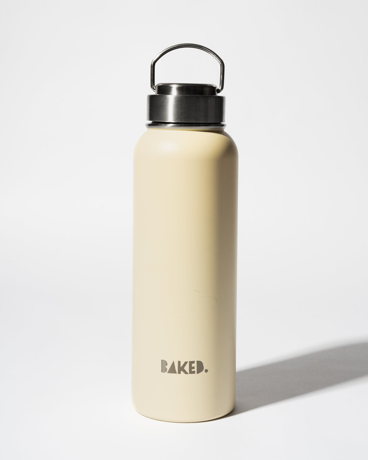 Baked White Stainless Water Tumbler 1200ml