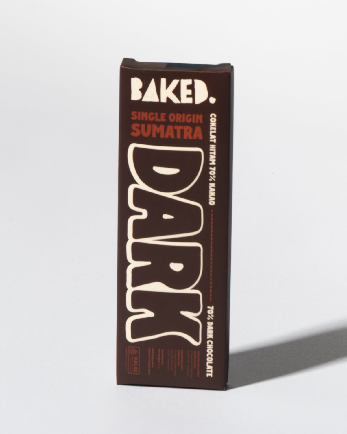 BAKED. Single Origin Sumatra Chocolate Bar