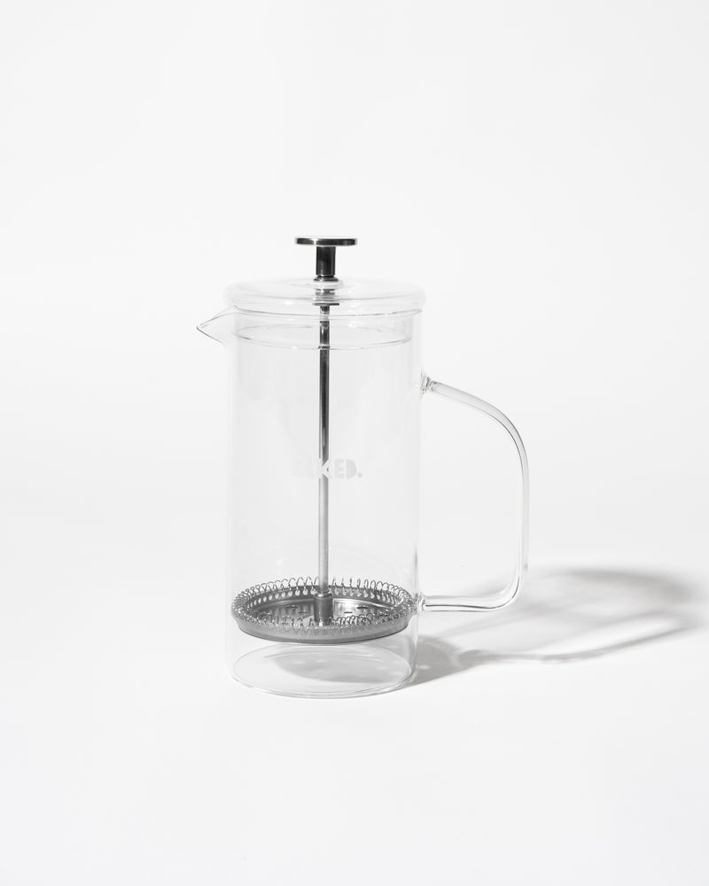 BAKED. Glass French press for coffee and tea 700 ml