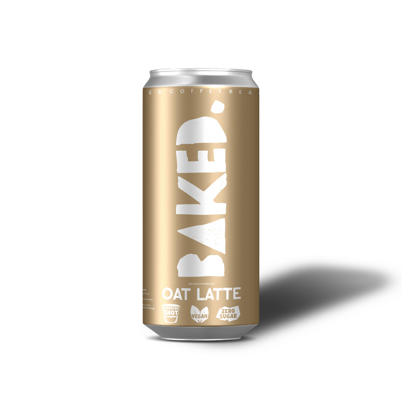 Baked Coffee Can Oat Latte