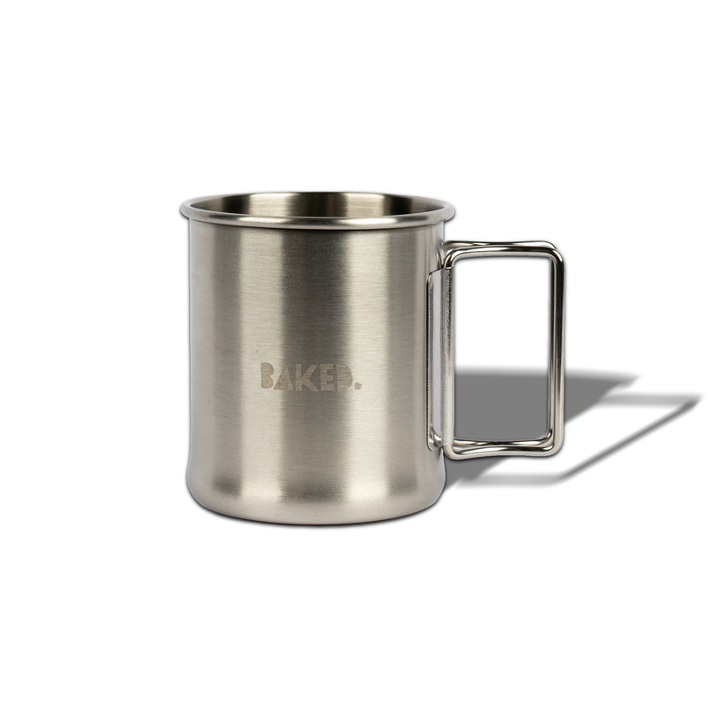BAKED. OUTDOOR CUP (CAMPING SET) BAKED. LIFESTYLE