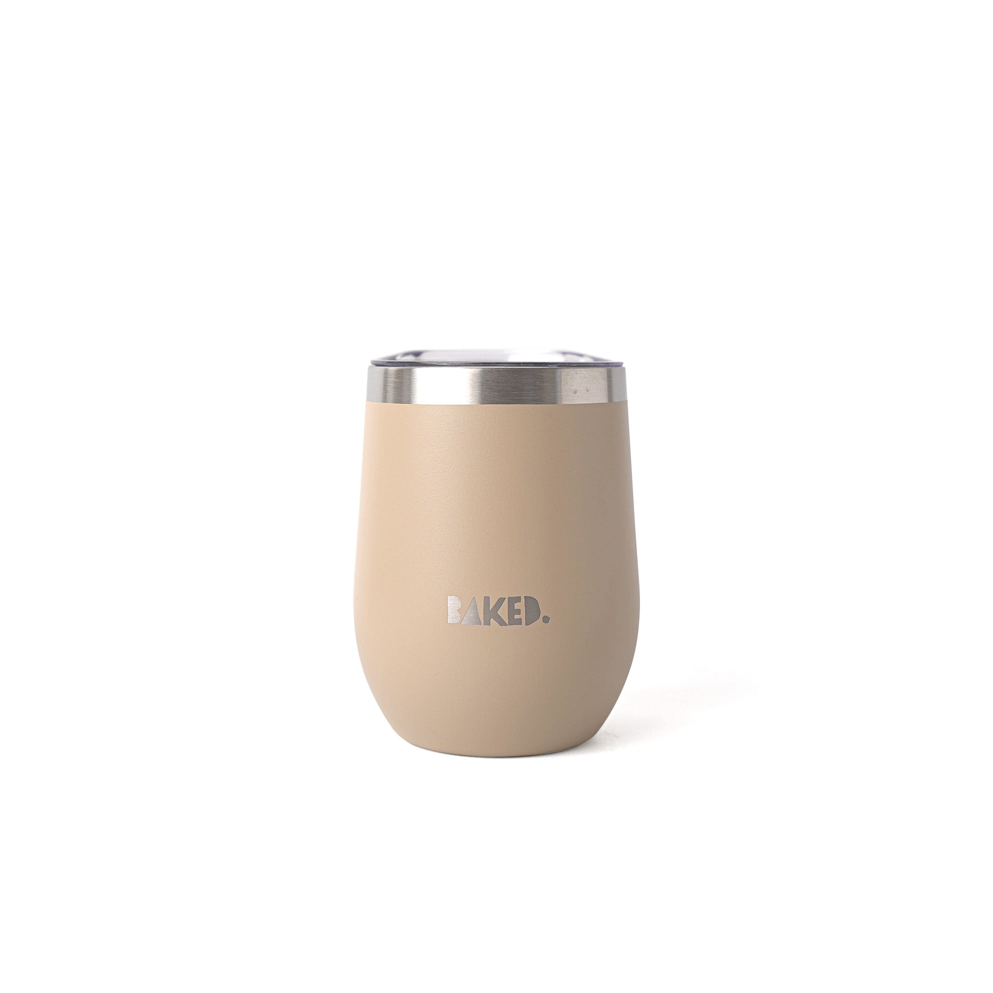 Baked Brown Stainless Mug 350ml
