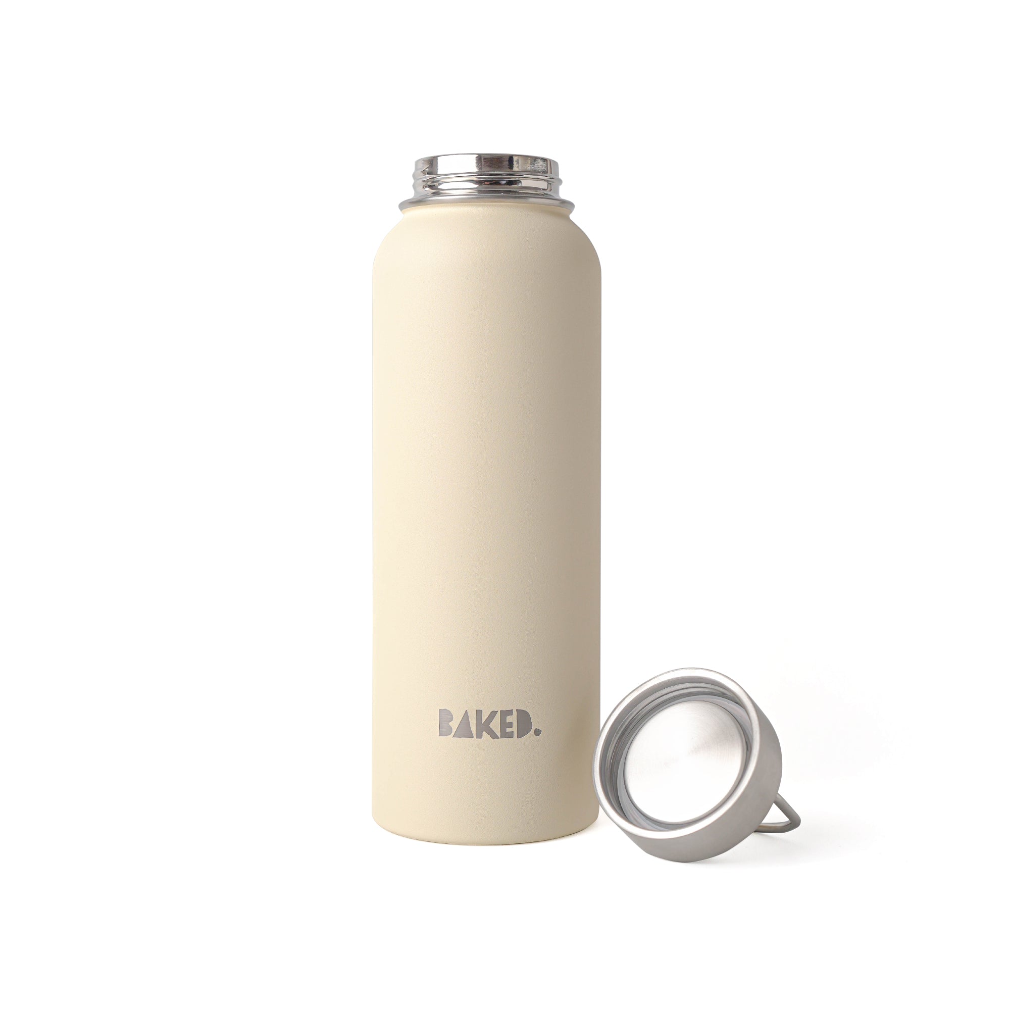Baked White Stainless Water Tumbler 1200ml