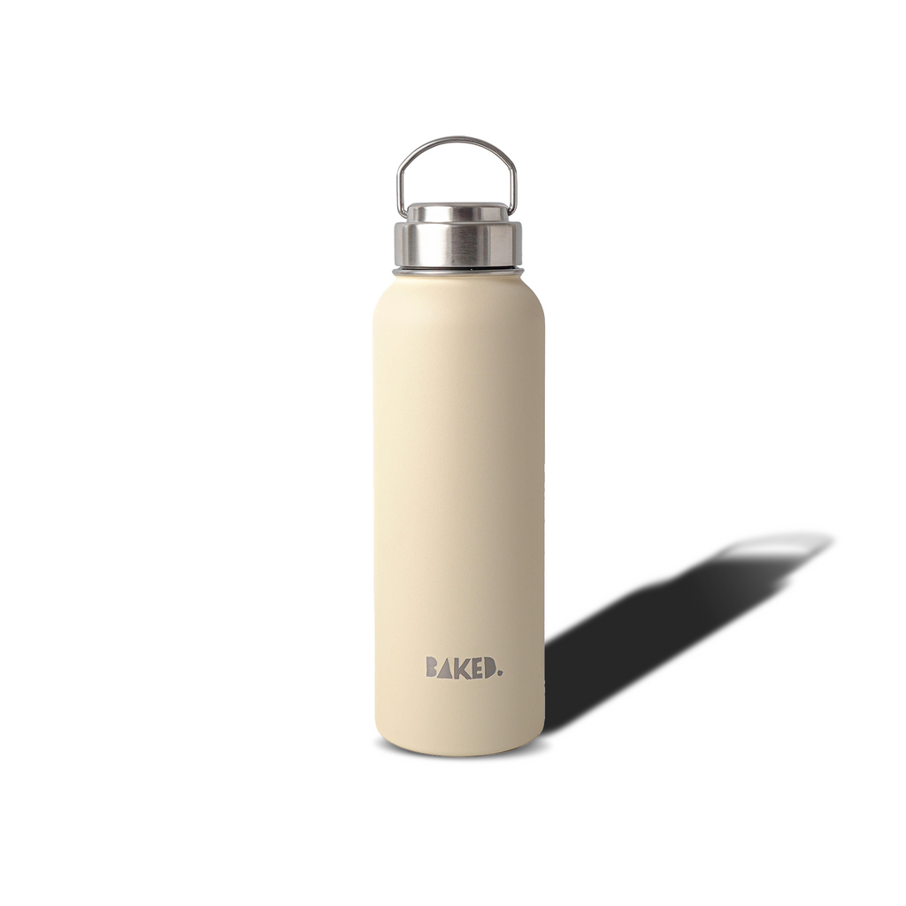 Baked White Stainless Water Tumbler 1200ml