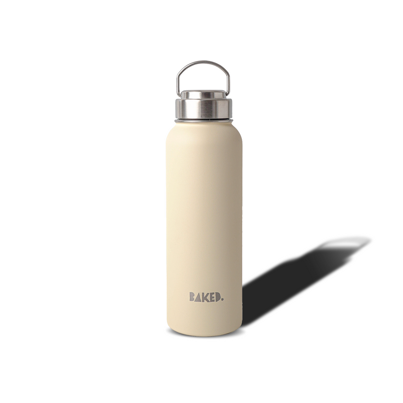 Baked White Stainless Water Tumbler 1200ml