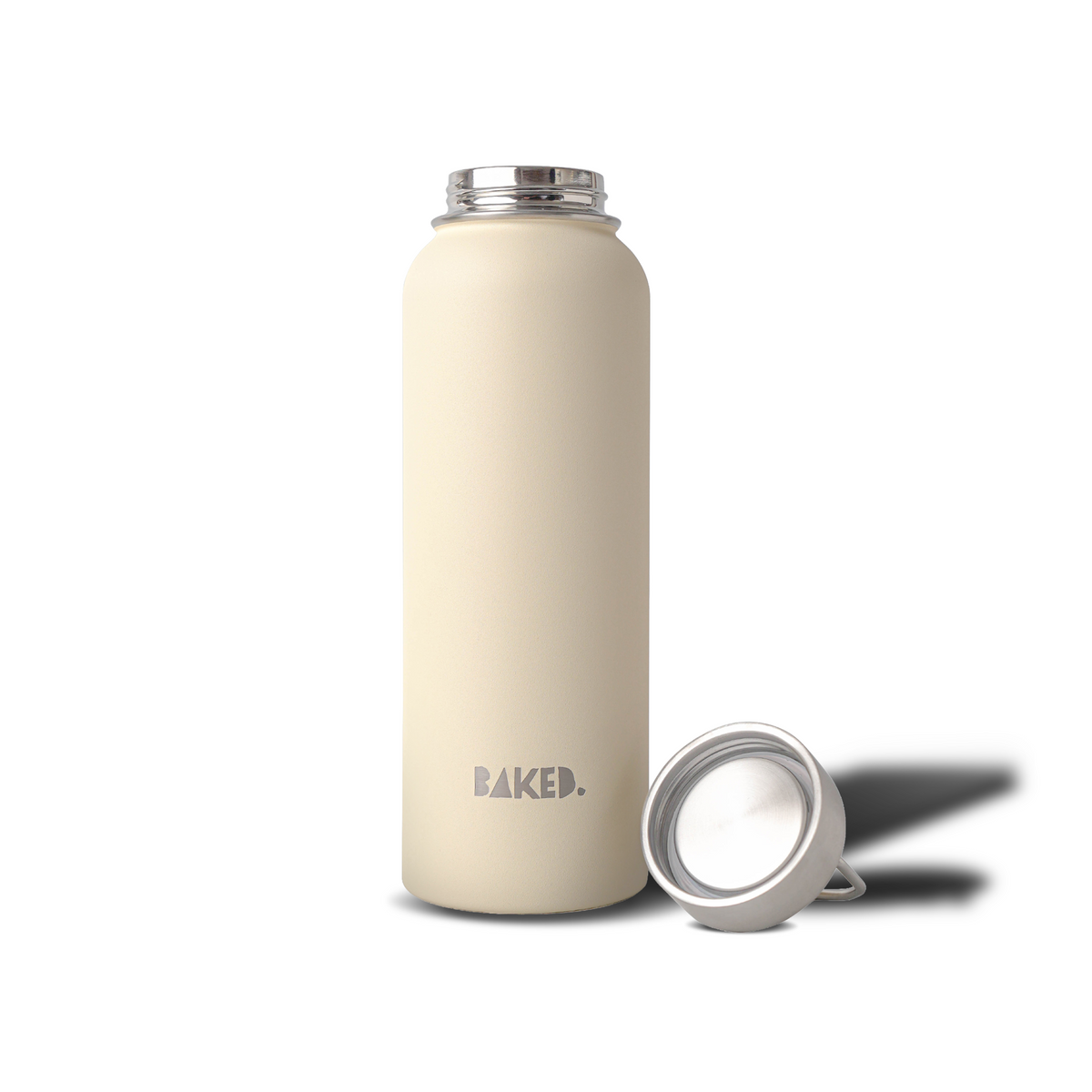 Baked White Stainless Water Tumbler 1200ml